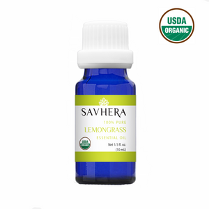 Organic Lemongrass Essential Oil - Savhera