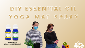 DIY Yoga Mat Spray with Essential Oils
