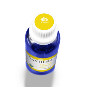 Organic Lemon Essential Oil - Savhera